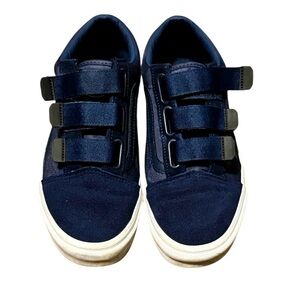 Vans Old Skool V Surplus Nylon Sneakers Blue Men’s 7.5 Womens 9 Unisex Slip Ons